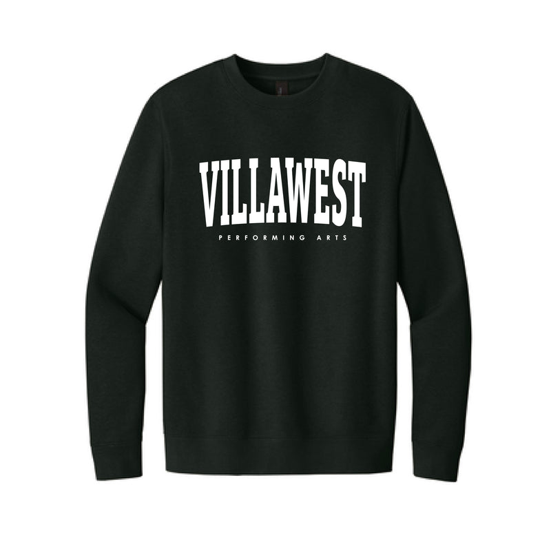 The Big Villa West Arch | Black Crewneck