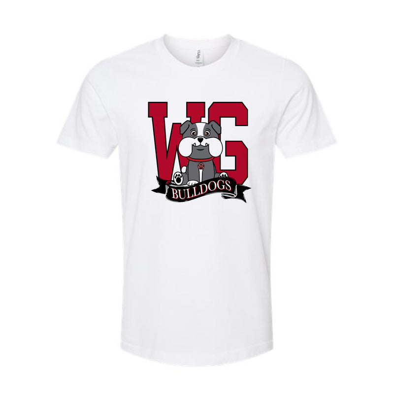 The Big WG Bulldogs | White Oversized Tee