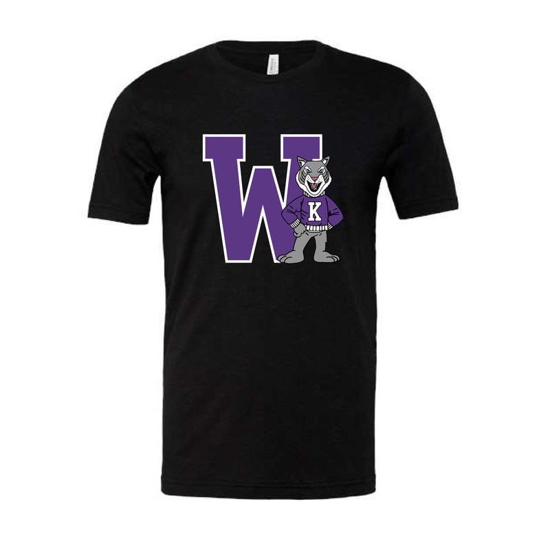 The Big W Wildcat | Black Heather Tee