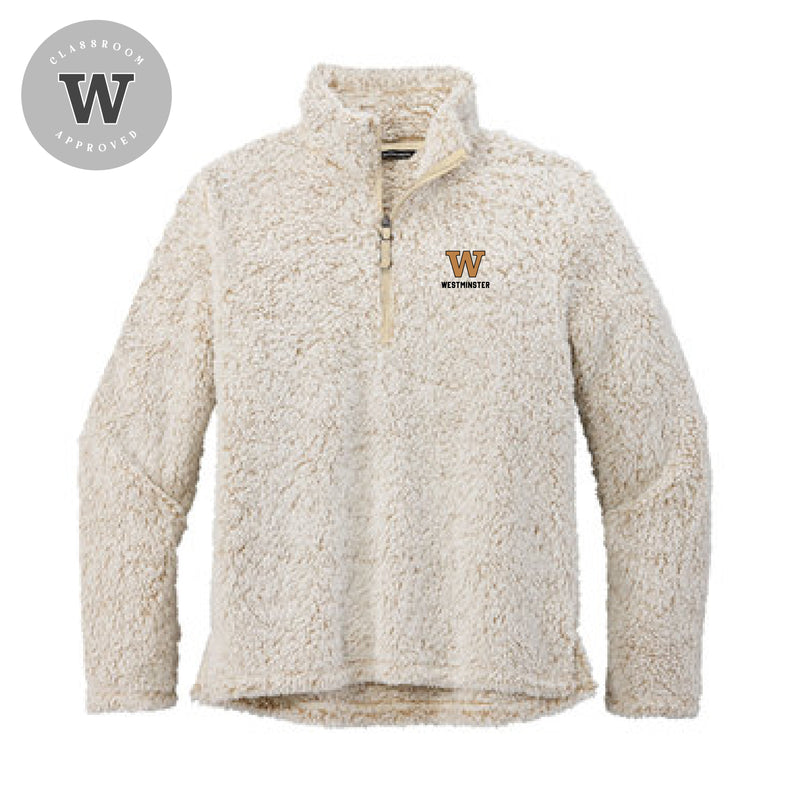 The Big Westminster W | Embroidered Oatmeal Heather 1/4 Zip