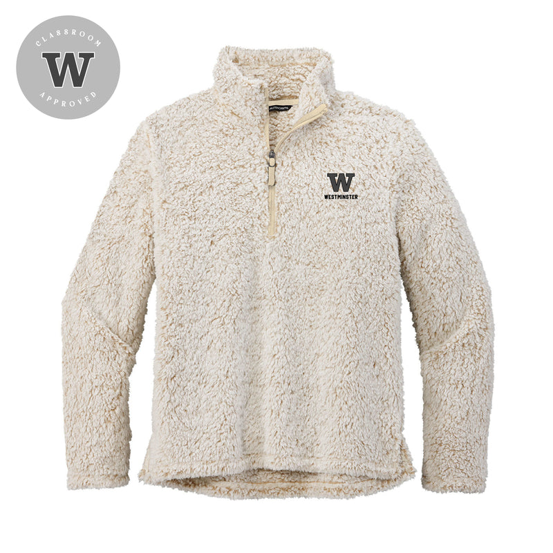 Big Westminster W | Embroidered Oatmeal Heather 1/4 Zip