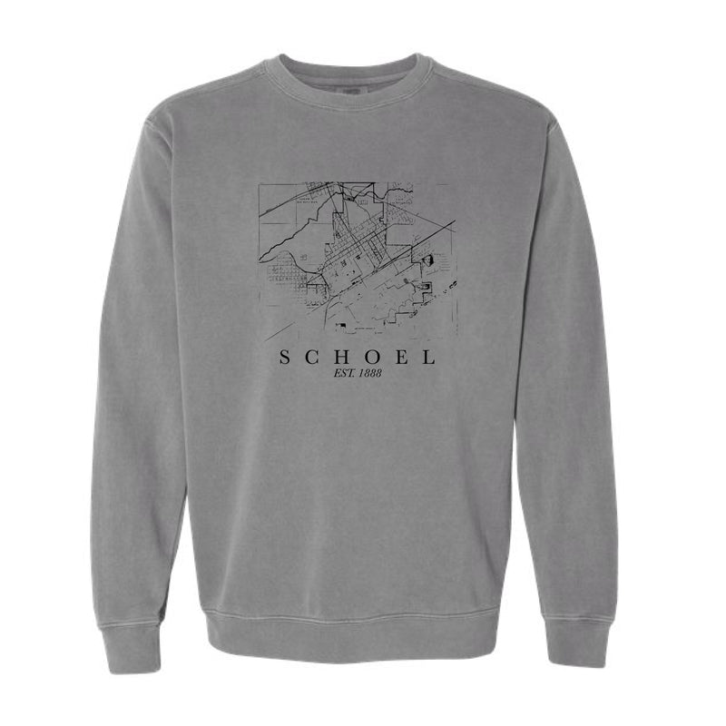 The Birmingham Map | Grey Sweatshirt