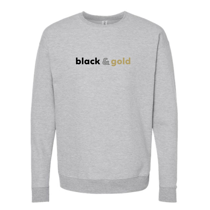 The Black & Gold | Heather Grey Sweatshirt