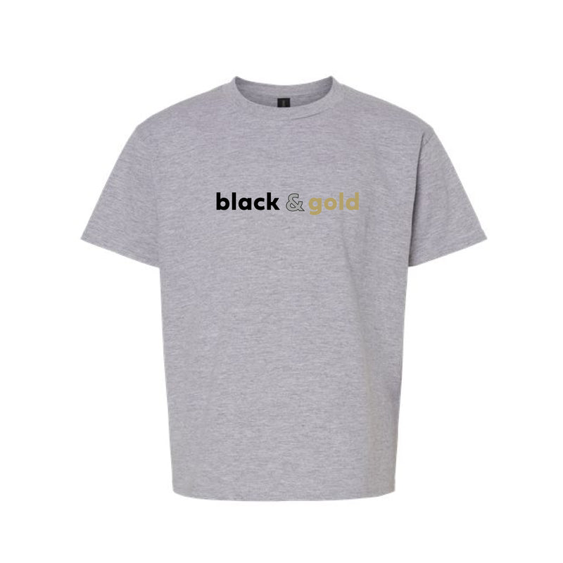 The Black & Gold | Youth Sport Grey Tee