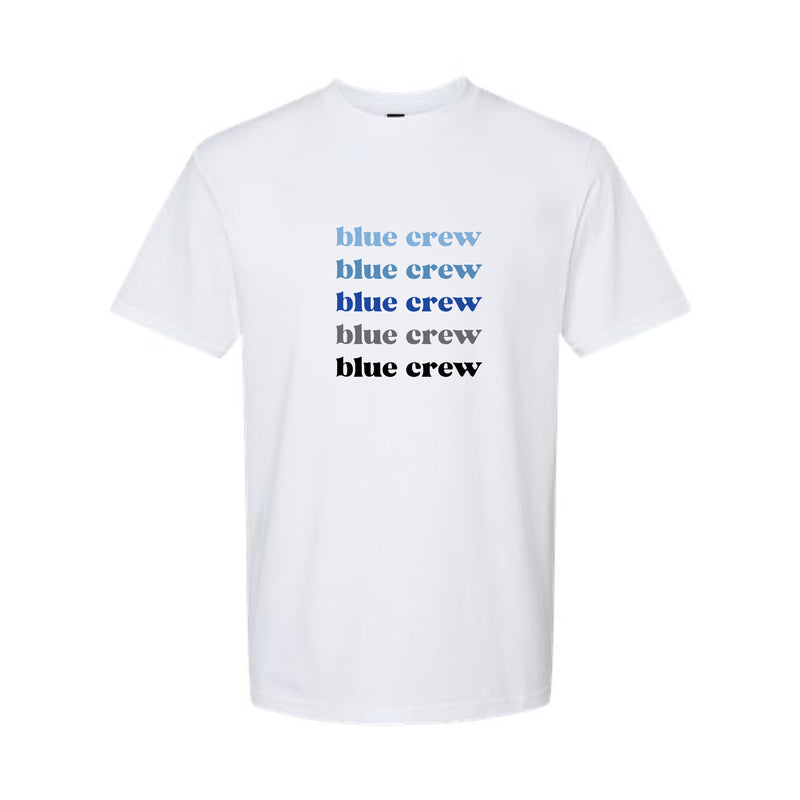 The Blue Crew | White Tee