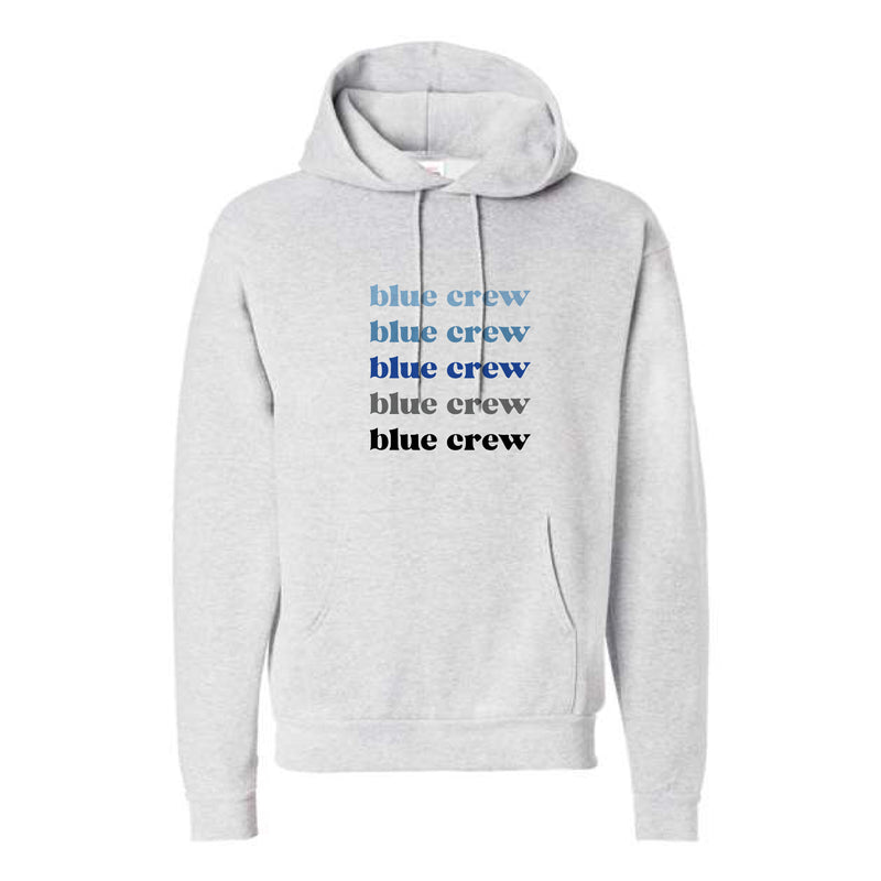 The Blue Crew | Ash Hooded Sweatshirt