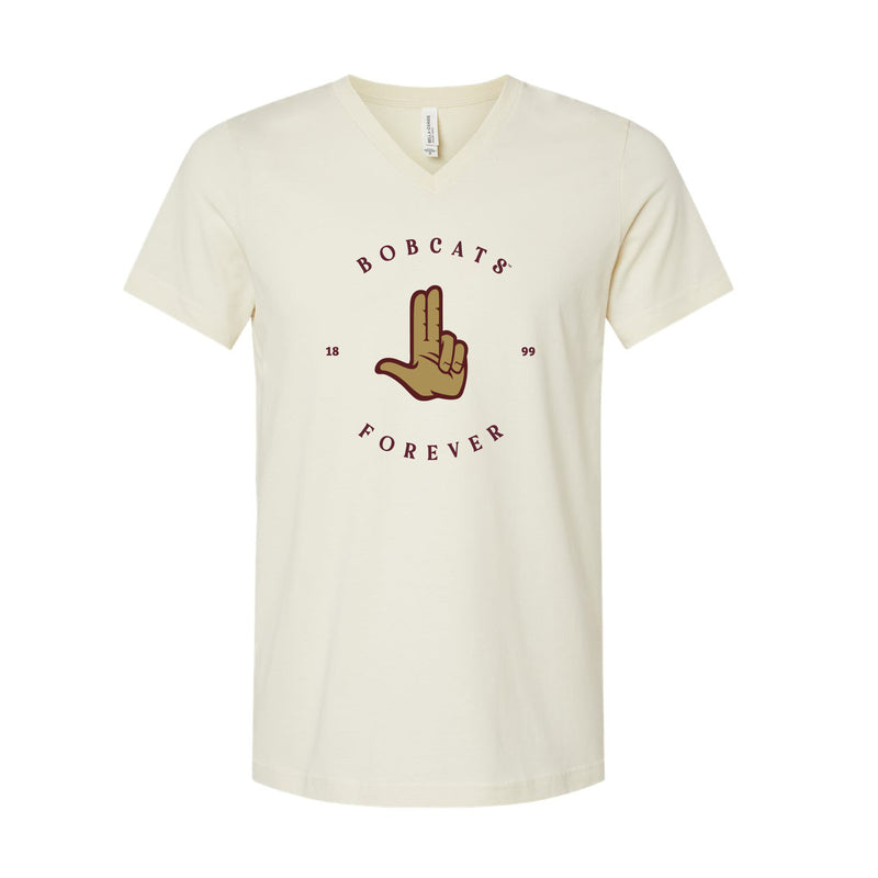 The Bobcats Forever 1899 | Natural V-Neck Tee