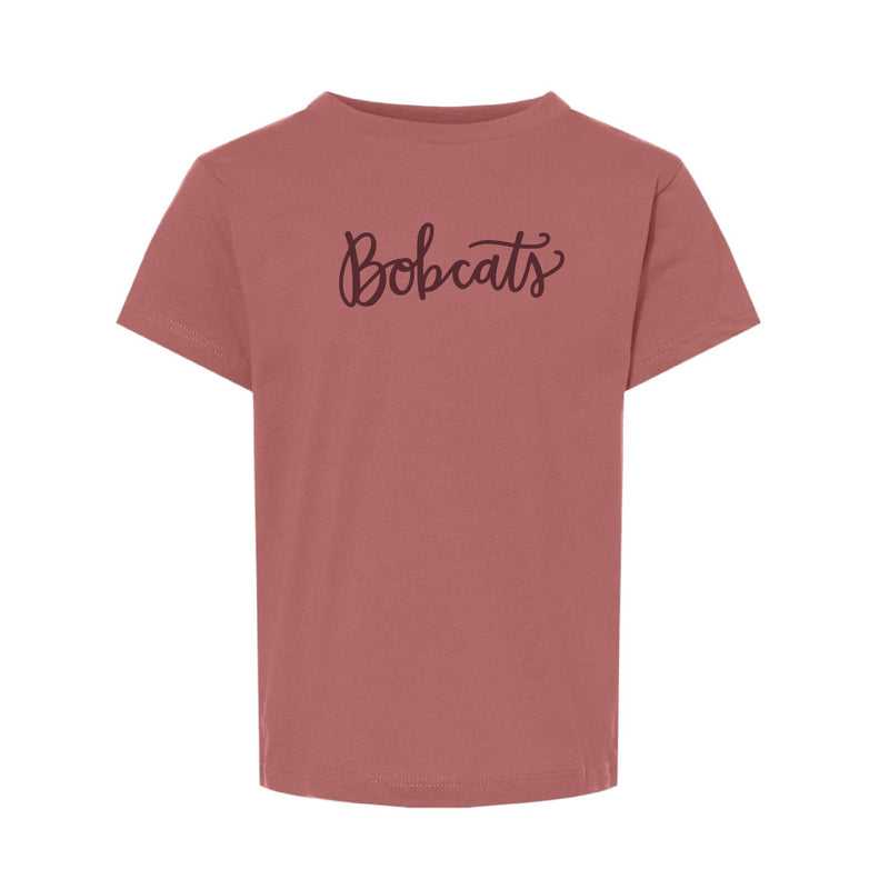 The Bobcats Script | Toddler Heather Mauve Tee