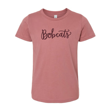 The Bobcats Script | Youth Mauve Tee