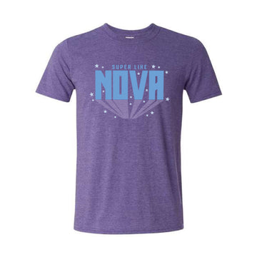 The Bold Nova | Youth Heather Purple Tee