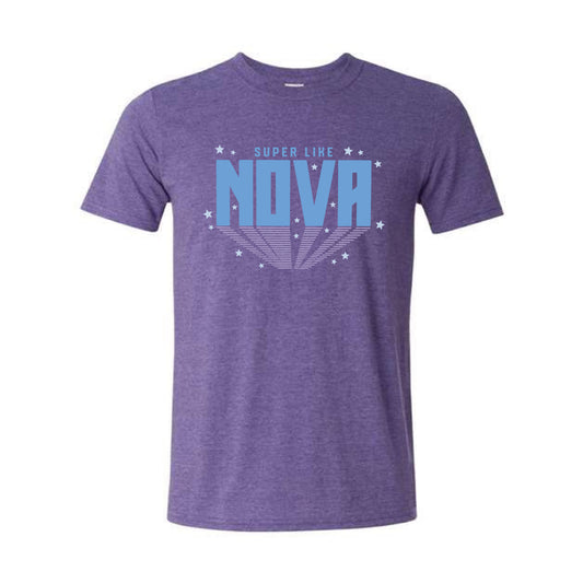 The Bold Nova | Youth Heather Purple Tee