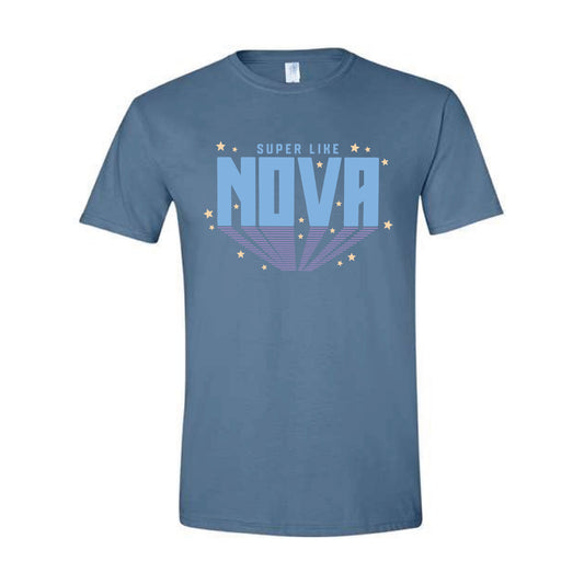The Bold Nova | Adult Indigo Blue Tee