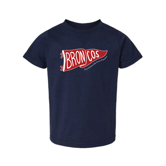 The Broncos Flag | Toddler Navy Tee