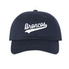 The Broncos Swoosh | Navy YP Classics Dad Hat