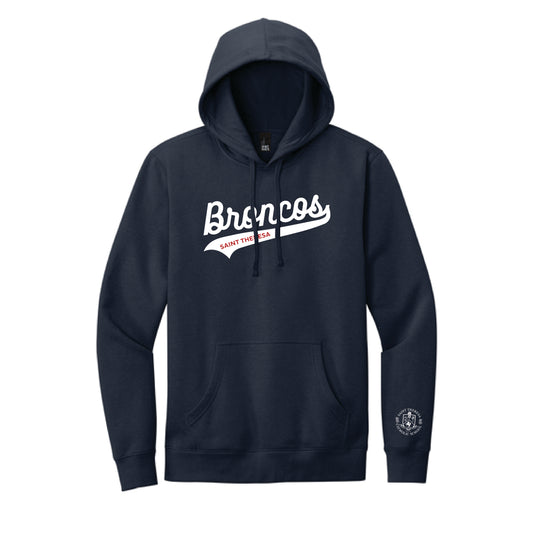 The Broncos Swoosh | Adult New Navy Hoodie