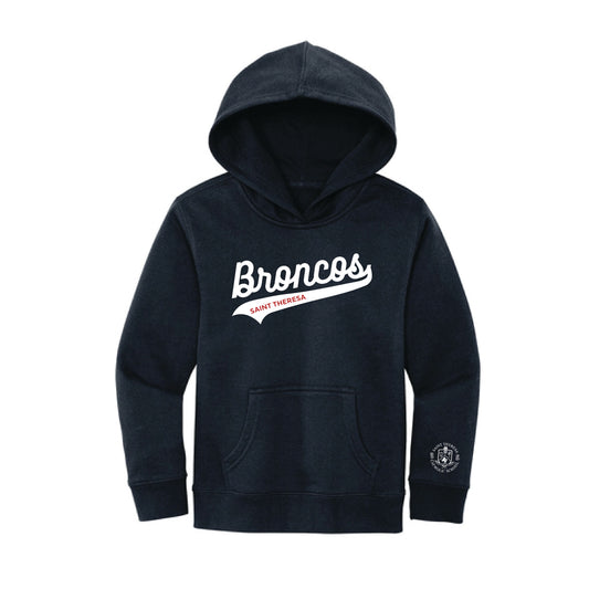 The Broncos Swoosh | Youth New Navy Hoodie