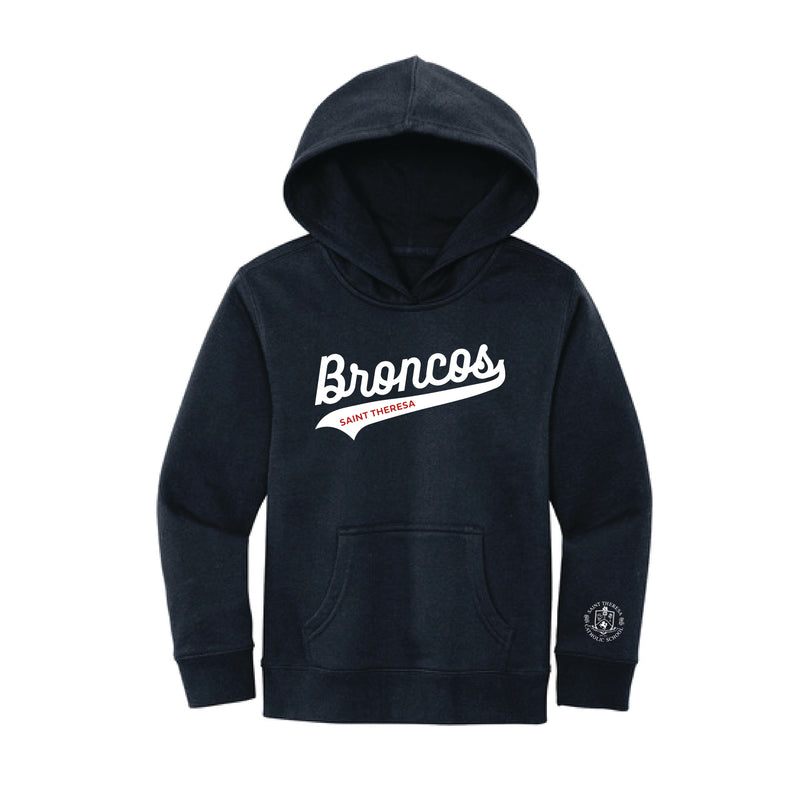 The Broncos Swoosh | Youth New Navy Hoodie