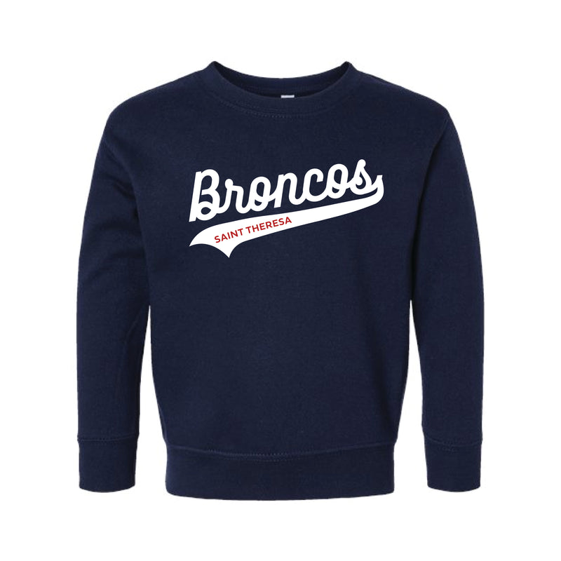 The Broncos Swoosh | Toddler Navy Sweatshirt