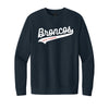 The Broncos Swoosh | Adult Navy Crewneck Sweatshirt