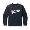 The Broncos Swoosh | Youth New Navy Sweatshirt