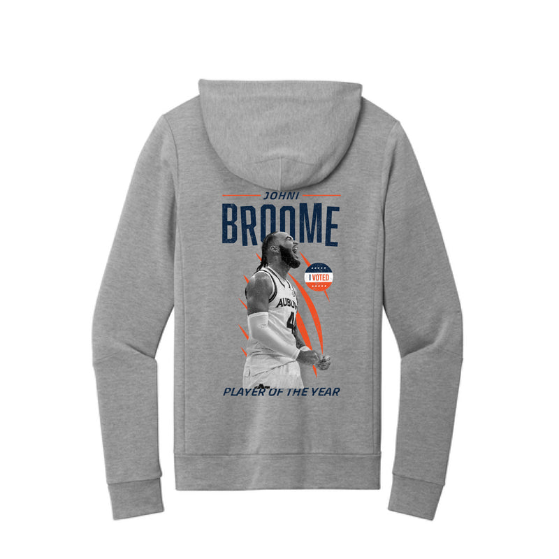 The Broome Player of the Year | Adult Petrol Grey Heather Hooded Sweatshirt