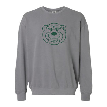 The Bruiser Head Outline | Grey Sweatshirt