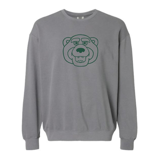 The Bruiser Head Outline | Grey Sweatshirt