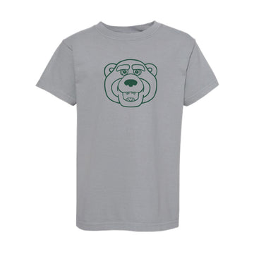 The Bruiser Head Outline | Youth Granite Tee