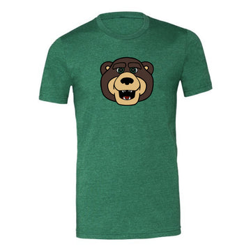 The Bruiser Head | Heather Grass Green Tee