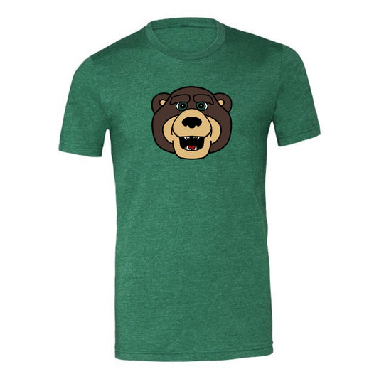 The Bruiser Head | Heather Grass Green Tee