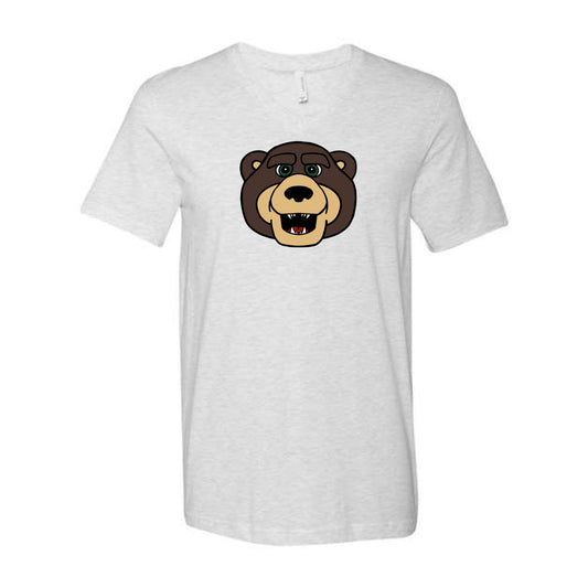 The Bruiser Head | Ash Vneck Tee