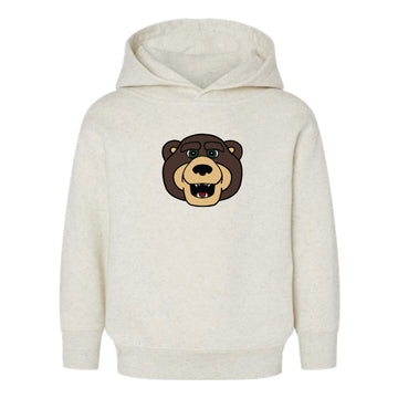The Bruiser Head | Toddler Natural Heather Hoodie