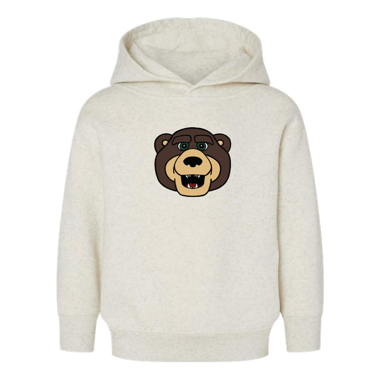 The Bruiser Head | Toddler Natural Heather Hoodie