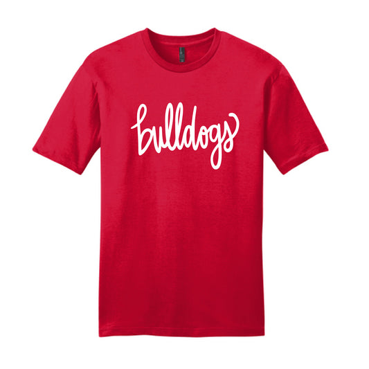 The Bulldogs Script | Classic Red Tee