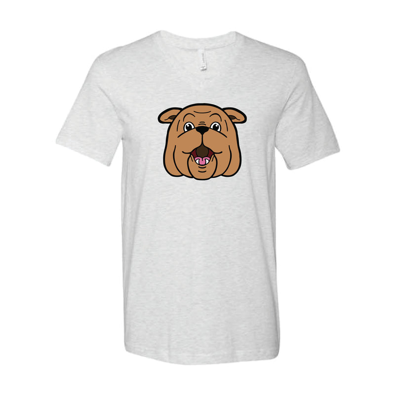The Bully Head | Ash V-Neck Tee