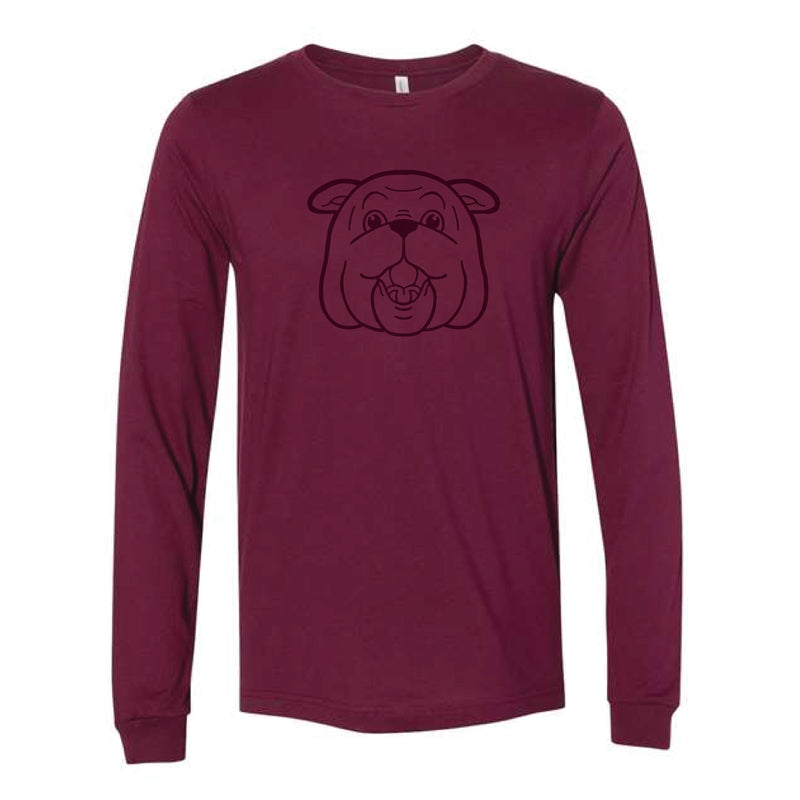 The Bully Outline | Maroon Long Sleeve