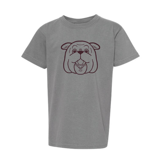 The Bully Outline | Youth Grey Tee