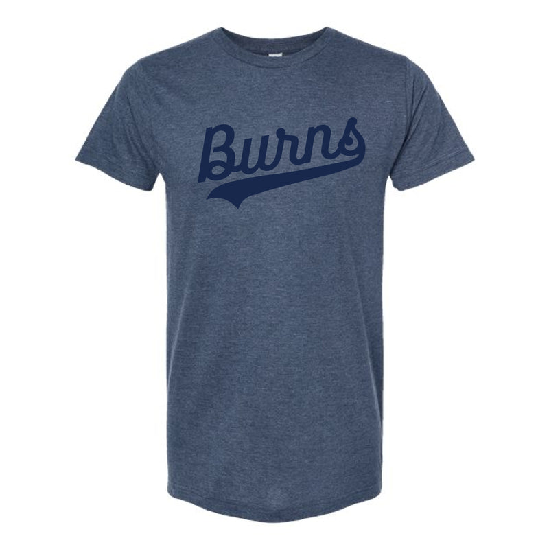 The Burns Script | Heather Denim Oversized Tee