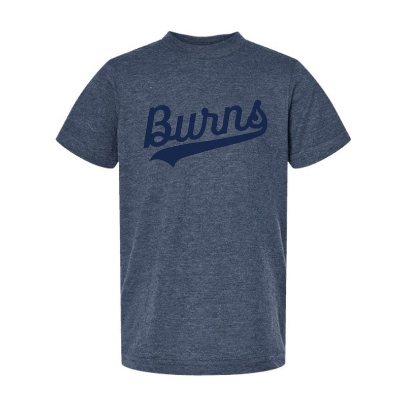 The Burns Script | Heather Denim Oversized Youth Tee