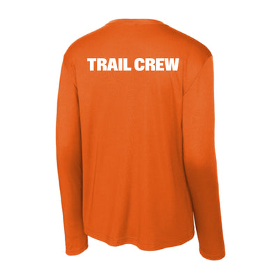 The C.A.M.P. Logo | Adult Deep Orange Performance Long Sleeve Tee