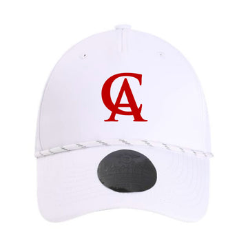 The CA Logo | Embroidered Adult White Imperial Cap