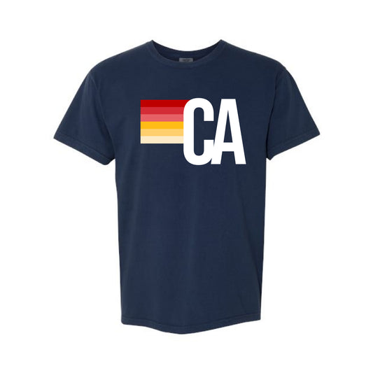 The CA Stripes | Adult True Navy Tee