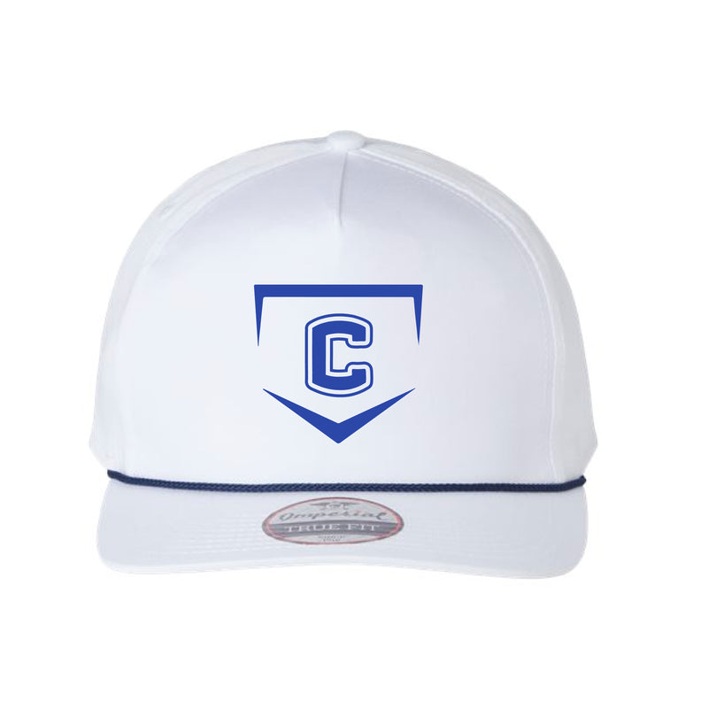 The Chelsea Baseball Plate | Navy/White Imperial Cap