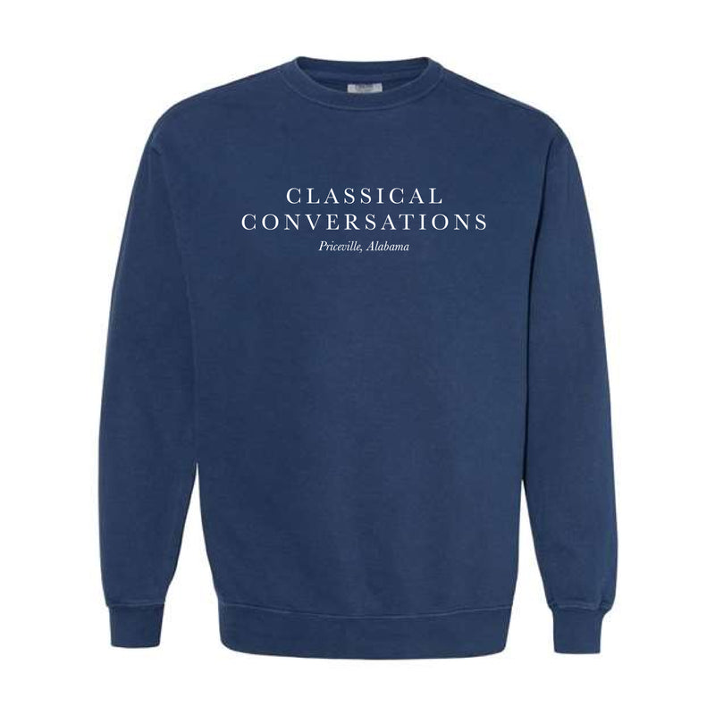 The CC Serif | True Navy Sweatshirt