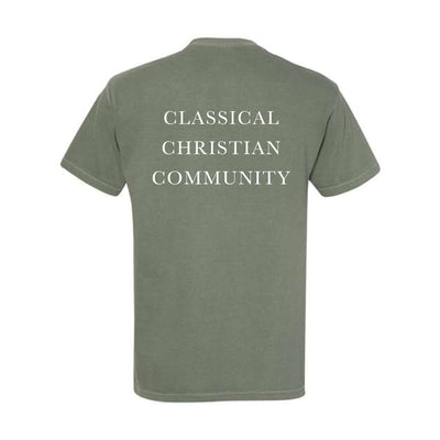 The CC Stacked Serif | Moss Tee