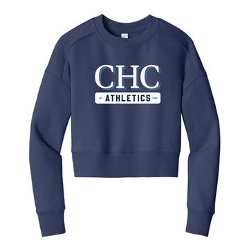 The CHC Athletics | Adult Tanzanite Cropped Crew