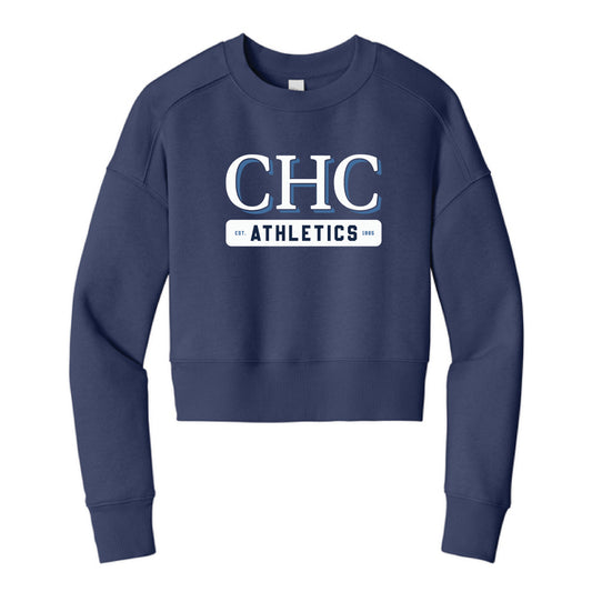 The CHC Athletics | Adult Tanzanite Cropped Crew
