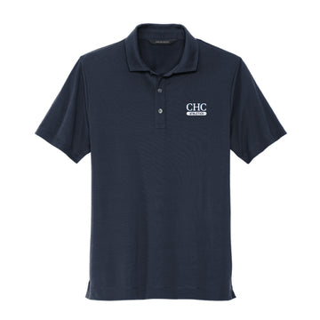 The CHC Athletics | Adult Embroidered Night Navy Stretch Jersey Polo