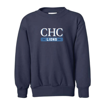 The CHC Lions | Youth Navy Crewneck Sweatshirt