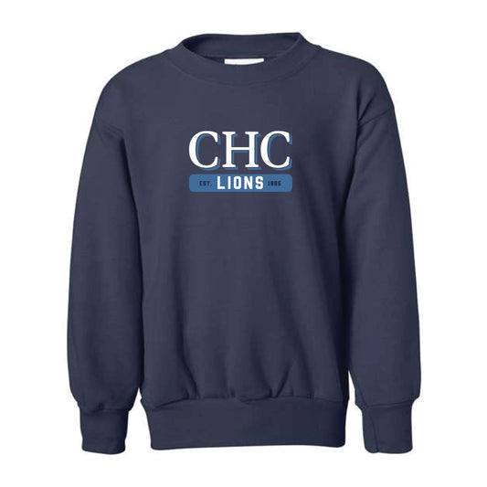The CHC Lions | Youth Navy Crewneck Sweatshirt